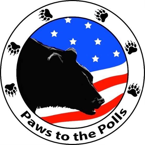 Paws to the Polls Logo